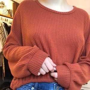 Cropped Open-Back Sweater